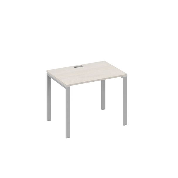 Стол письменный на металлокаркасе UNO A4 А4 Б1 012 БП дуб / металлокаркас серый - Вид 1