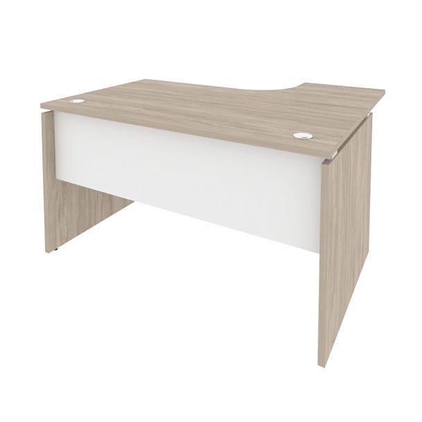 Onix Стол эргономичный левый O.SA-3 (L) Дуб аттик/Белый бриллиант 1380*1180*750 (800/460) - Вид 1