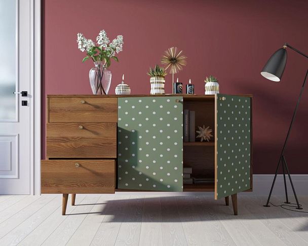 Комод Berber с двумя дверками и ящиками 12 принт арт BB05/Print_12 - Вид 2