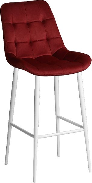 Комплект барных стульев Эйден, Confetti bordo/белый, 2 шт. - Вид 3