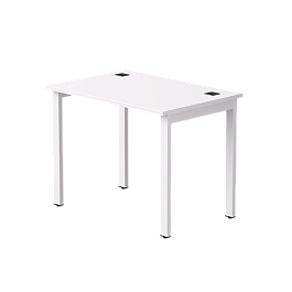 Стол прямой Everprof EVO на металлокаркасе 980х670х755 мм Белый/Белый - Фото предпросмотра