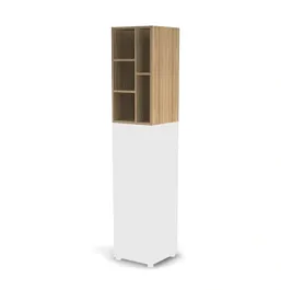 EUROPE/ЕВРОПА RE159-39х40 Антресоль узкая, З/С ХДФ 399x404x770 Акация светлый - Фото предпросмотра