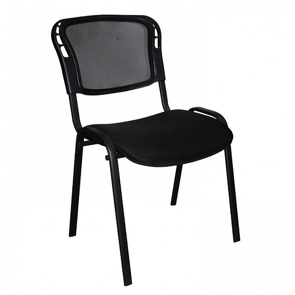 Стул "Изо Лайт" черный, стопируемый - Вид 1