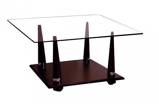 Стол журнальный Сенатор-4  750x750х410 венге "Журнальные столы" ТК-002561000751 венге - Вид 1