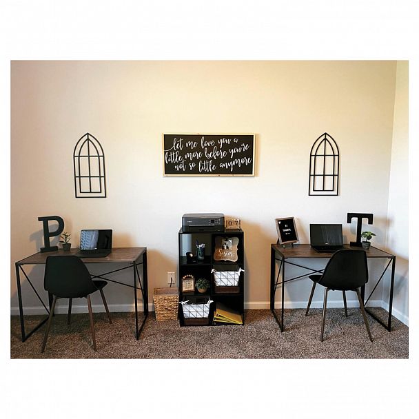 Стол на металлокаркасе BRABIX "LOFT CD-002", 1000х500х750 мм, складной, цвет морёный дуб, 641212 - Вид 17