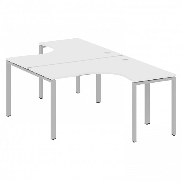 Рабочая станция "Metal System" БП.РАС-СА-2.3 белый/серый - Вид 1