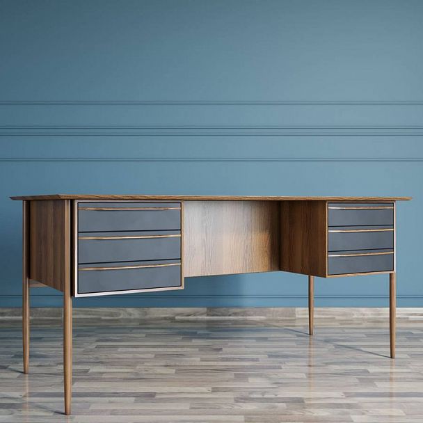 Стол письменный Bruni Black BR47 - Вид 4