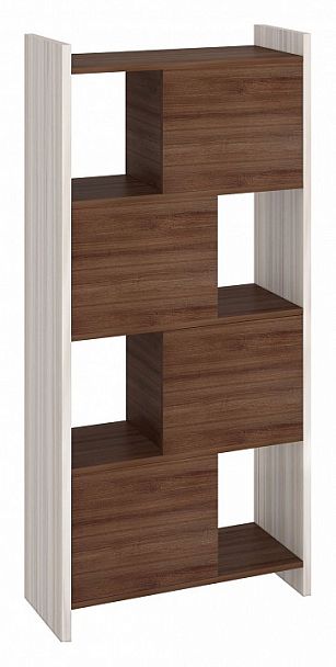 Стеллаж комбинированный Домино Лайт СТЛ-3В Карамель/Шамони - Вид 1