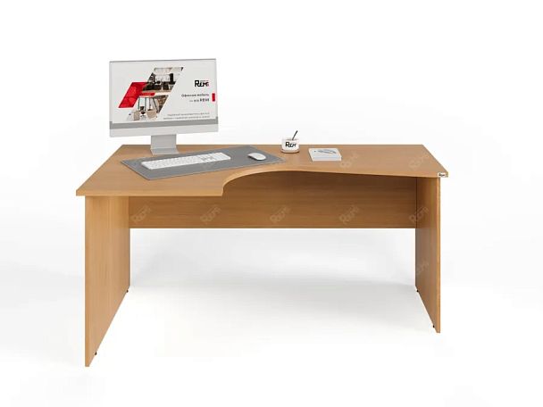 ЛАЙТ / LIGHT RLG005-16x11L Угловой стол 160x110x75 Бук - Вид 2