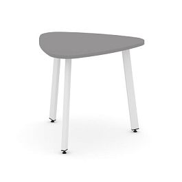 Стайл Проджект Стол переговорный SN-6.SPRG-70.3 Серый Пепел/Металл Белый 900*900*750 - Фото предпросмотра