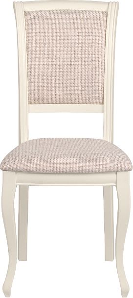 Комплект деревянных стульев с мягким сиденьем Арктос Слоновая кость/Кремовая рогожка, 3 шт. - Вид 2