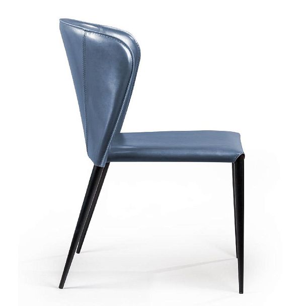 Стул Albert, кожа антрацит - Вид 7