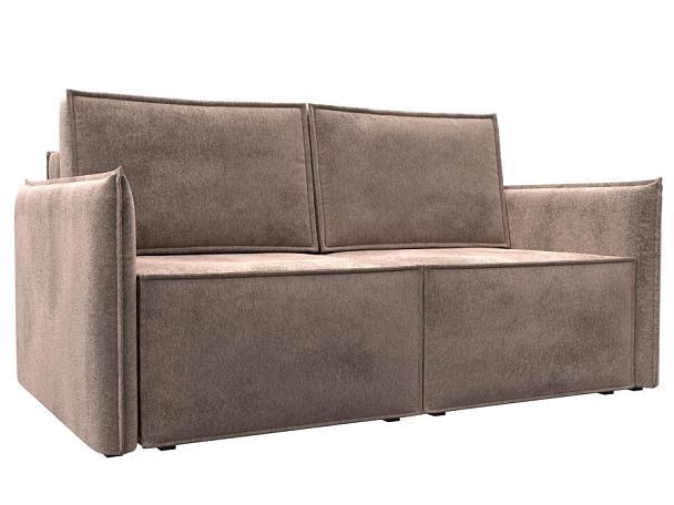 Диван прямой Либерти мини Велюр бежевый - Вид 1