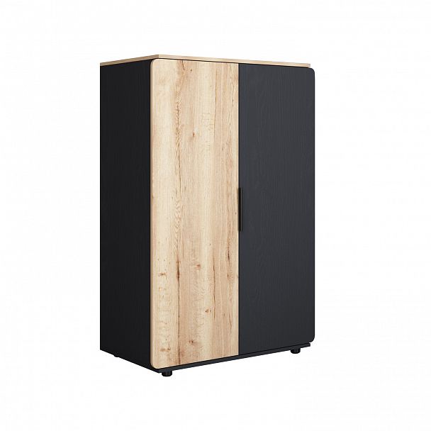 Шкаф комбинированный "Дельта Лофт 13.01" black - Вид 1