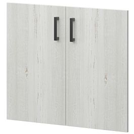 Двери из ЛДСП к широким стеллажам НТ-600.2.Ф.Ч Сосна винтер 780x16x764 Аргентум - Фото предпросмотра