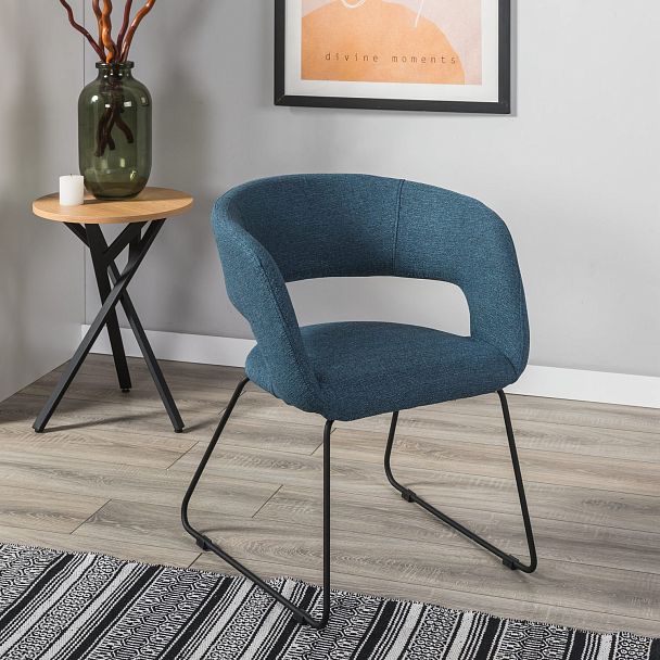 Кресло Hugs синий/Линк - Вид 6