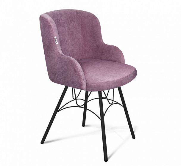 Стул Sheffilton SHT-ST39/S100 пыльная роза/черный муар - Вид 1