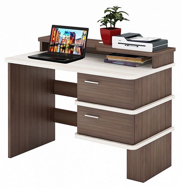 Стол компьютерный Домино СД-15 C Карамель/Шамони - Вид 2