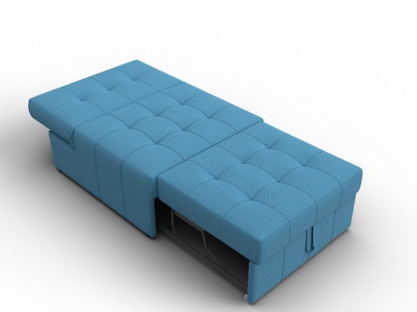 Кресло-кровать Лига-107 (80) Рогожка голубой - Вид 8