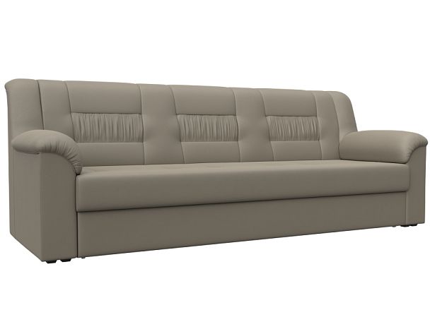 Диван прямой Карелия Экокожа бежевый - Вид 1