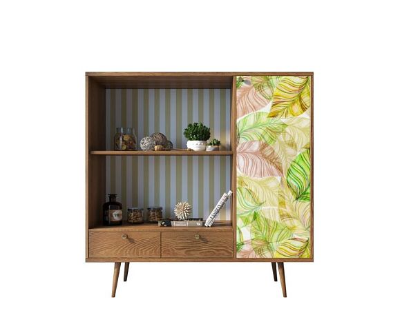 Стеллаж с нишей Berber принт 29 арт BB28/Print_29 - Вид 1