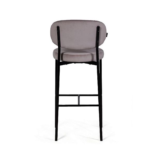 Стул барный Mason, бархат светло-серый 26 - Вид 6