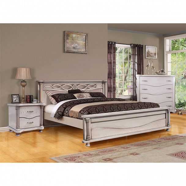 Кровать "Мальта 160" сосна - Вид 3