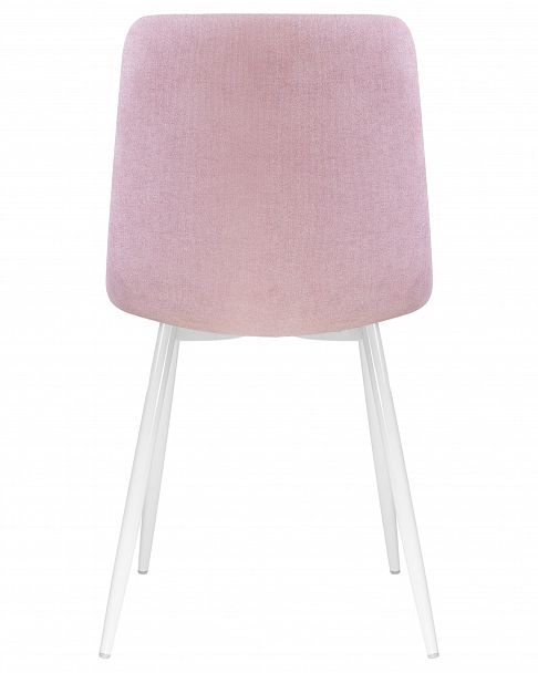 Стул обеденный DOBRIN ALEX (белые ножки, сиреневая ткань (UF860-04B)) - Вид 5