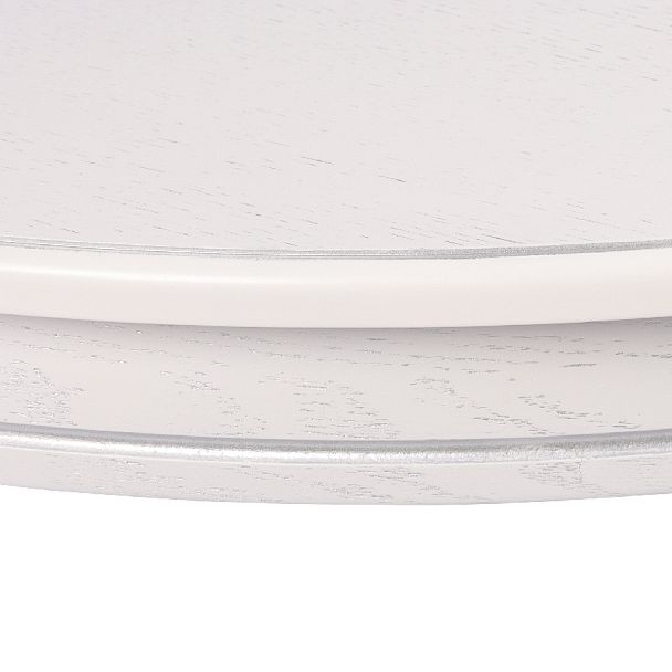 Обеденная группа стол Анфея 110(150)х75х76 Белый с серебряной патиной и 2 стула Арктос Белый с серебряной патиной/Бирюзовый жаккард - Вид 6