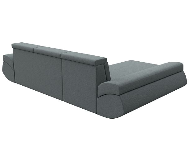 Диван угловой Лига-032 левый угол Рогожка серый - Вид 6