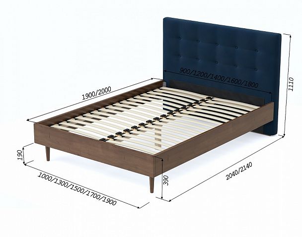Кровать двуспальная Альмена - Вид 7