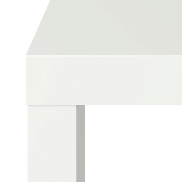 Стол журнальный "Лайк" аналог IKEA (550х550х440 мм), белый - Вид 4