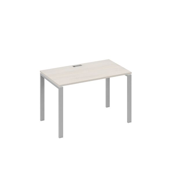 Стол письменный на металлокаркасе UNO A4 А4 Б1 013 БП дуб / металлокаркас серый - Вид 1