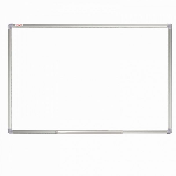 Доска магнитно-маркерная 60х90 см, алюминиевая рамка, ГАРАНТИЯ 10 ЛЕТ, STAFF, 235462 - Вид 1