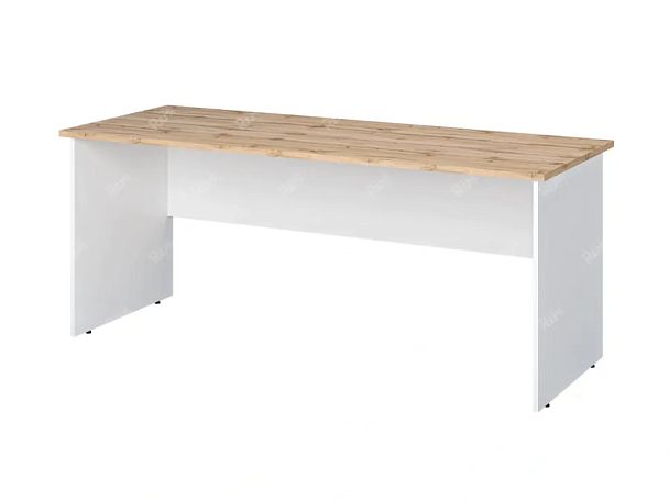 TANDEM RTD029-180-ME Стол прямоугольный ун-й 1800х700х750 Таксония медовая/Белый - Вид 1