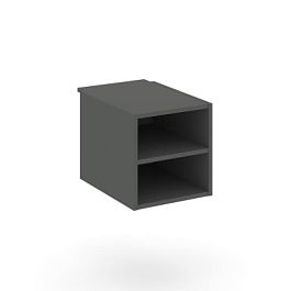 Стайл Проджект Подвесная тумба с двумя открытыми нишами SN.TP-013 Антрацит 343*591*352 - Фото предпросмотра