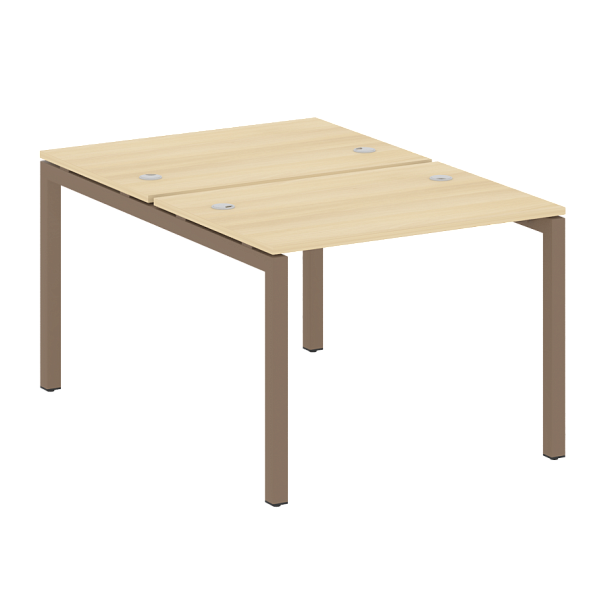 Metal System Quattro Р. ст. на П-образном м/к 50БП.РАС-СП-2.1 Акация/Мокко металл 1000*1475*750 - Вид 1