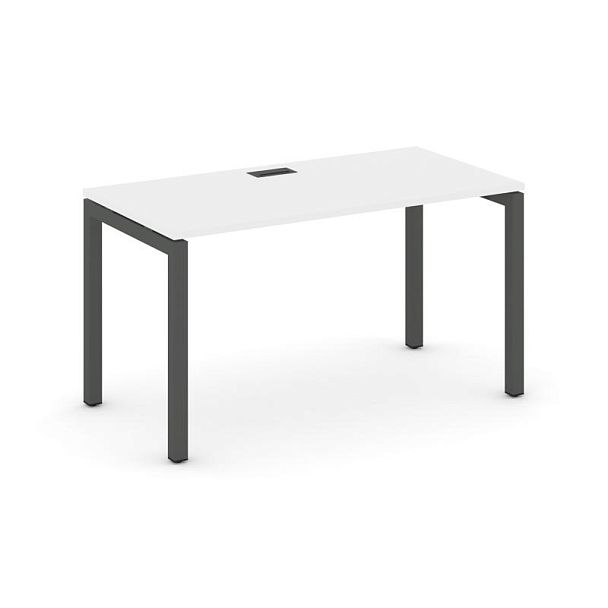 Стайл Проджект Стол письменный SN-5P.SP-011 Белый/Металл Антрацит 980*700*750 - Вид 1