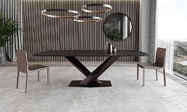 Стол Toros 230 овальный, шпон - Фото предпросмотра