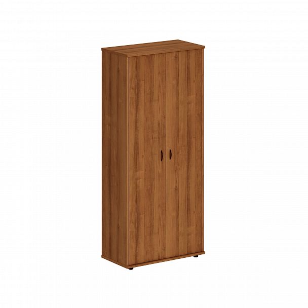 Шкаф закрытый высокий Престиж Исп.34 темный орех - Вид 1