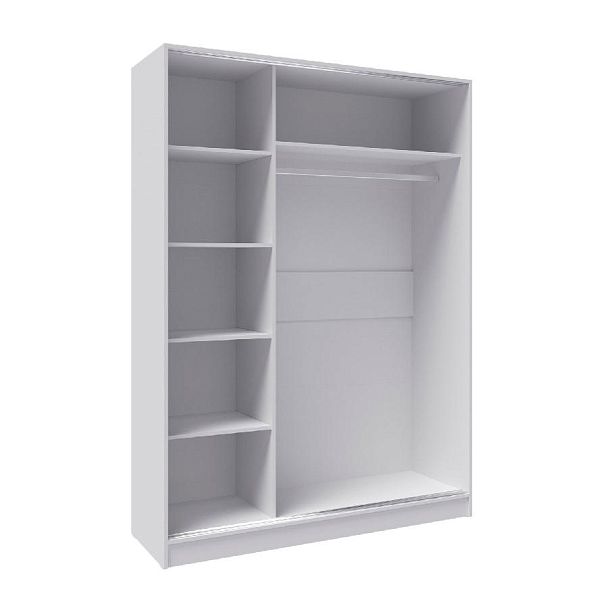 Шкаф-купе Стиль-2 1400 белый/дуб крафт золотой - Вид 2