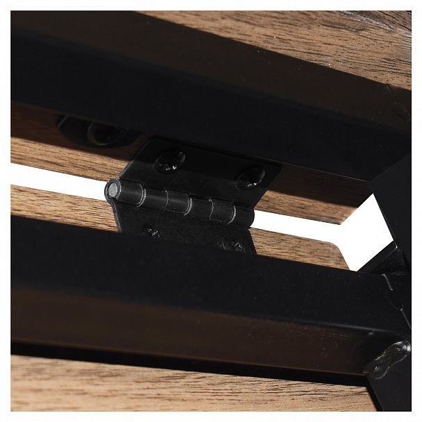 Стол на металлокаркасе BRABIX "LOFT CD-001", 800х440х740 мм, складной, цвет морёный дуб, 641209 - Вид 10