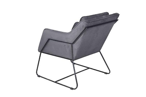 Кресло Alex, бархат серый 27 - Вид 4