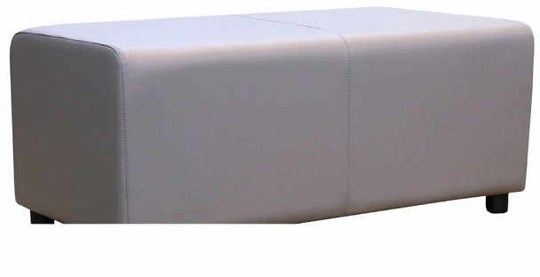 ПИККОЛО БАНКЕТКА  (1000*500*420), Domus SMOKY серый "Мягкая мебель для кабинета" ТК-001273400704 серый - Вид 1