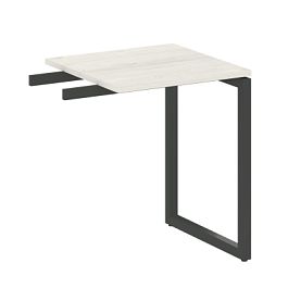 Metal System Quattro Приставной элемент на О-образном м/к 40БО.ПР-1 Дуб наварра/Антрацит металл 600*600*750 - Фото предпросмотра