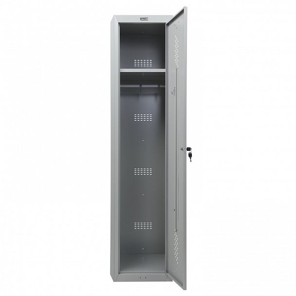 Шкаф (секция без стенки) металлический для одежды BRABIX "LK 01-40", УСИЛЕННЫЙ, 1830х400х500 мм, 291131, S230BR403202 - Вид 5