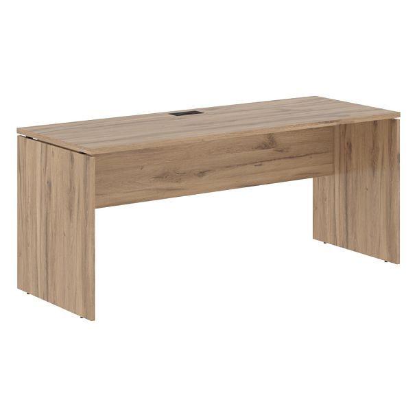 Стол прямой EDST 1767 Дуб Денвер светлый/Черный 1760х670х750 EDIS - Вид 1