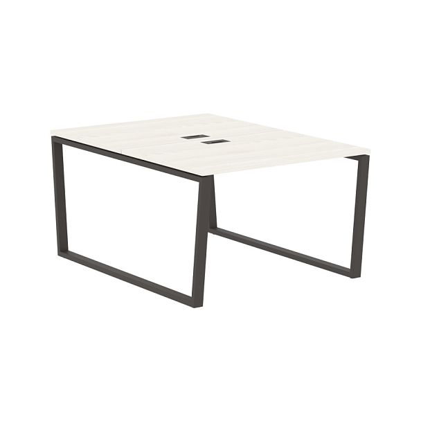 Стол 2-х местный EVWST 1116 Ясень Траун/Мокко 1160х1606х750 EDIS - Вид 1