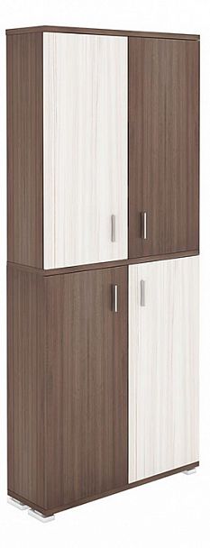 Шкаф книжный Домино ПУ-30-3 Карамель/Шамони - Вид 1