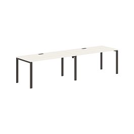 Стол 2-х местный EUWST 3180 Ясень Траун/Мокко 3126х800х750 EDIS - Фото предпросмотра